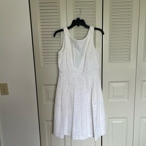 White House black market white dress